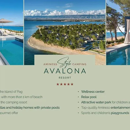 Aminess Style Glamping Villas & Holiday Homes Avalona Povljana Exteriör bild